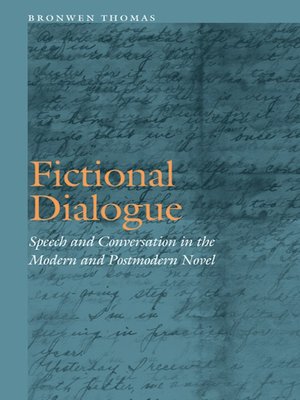 cover image of Fictional Dialogue